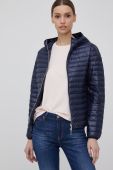 Пухова куртка Hetrego жіноча колір синій перехідна Пухова куртка Hetrego жіноча колір синій перехідна