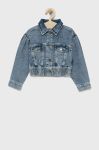 Дитяча джинсова куртка United Colors of Benetton колір блакитний (2333233) Дитяча джинсова куртка United Colors of Benetton колір блакитний (2333233)