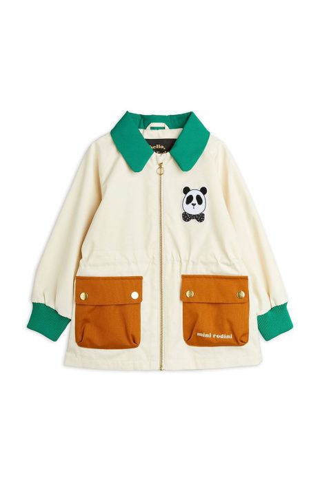 Дитяча куртка Mini Rodini колір білий Дитяча куртка Mini Rodini колір білий