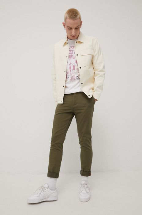 Куртка Only & Sons чоловіча колір бежевий перехідна (2184373) Куртка Only & Sons чоловіча колір бежевий перехідна (2184373)