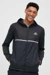 Бігова куртка adidas Performance Own The Run колір чорний перехідна (2472322) Бігова куртка adidas Performance Own The Run колір чорний перехідна (2472322)