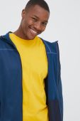 Спортивна кофта Jack Wolfskin Horizon чоловіча  однотонна колір блакитний
