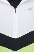 Бігова куртка Asics Lite-show колір білий перехідна Бігова куртка Asics Lite-show колір білий перехідна