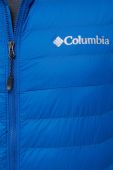 Спортивна куртка Columbia Powder Pass колір блакитний Спортивна куртка Columbia Powder Pass колір блакитний