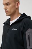 Куртка outdoor Columbia Tall Heights колір чорний перехідна Куртка outdoor Columbia Tall Heights колір чорний перехідна