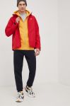 Куртка Superdry колір червоний перехідна oversize Куртка Superdry колір червоний перехідна oversize