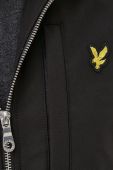 Куртка Lyle & Scott чоловіча колір чорний перехідна Куртка Lyle & Scott чоловіча колір чорний перехідна