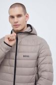 Куртка BOSS BOSS ATHLEISURE чоловіча колір бежевий перехідна Куртка BOSS BOSS ATHLEISURE чоловіча колір бежевий перехідна