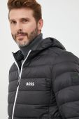 Куртка BOSS BOSS ATHLEISURE чоловіча колір чорний перехідна Куртка BOSS BOSS ATHLEISURE чоловіча колір чорний перехідна