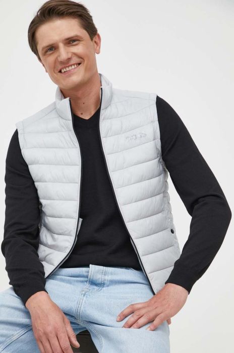 Безрукавка BOSS чоловічий колір бежевий перехідний (3306475)