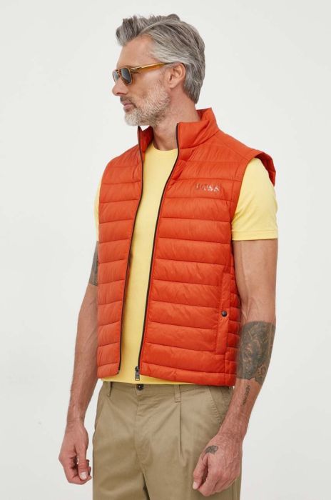 Безрукавка BOSS чоловічий колір помаранчевий перехідний Безрукавка BOSS чоловічий колір помаранчевий перехідний