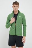 Спортивна кофта Salewa чоловіча колір зелений візерунок