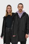 Куртка Rains 12020 Long Jacket колір чорний перехідна 12020.01-Black Куртка Rains 12020 Long Jacket колір чорний перехідна 12020.01-Black