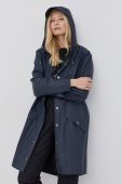 Куртка Rains 12020 Long Jacket колір синій перехідна 12020.47-Navy