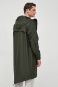 Дощовик Rains 18140 Fishtail Parka колір зелений перехідна 18140.03-Green Дощовик Rains 18140 Fishtail Parka колір зелений перехідна 18140.03-Green