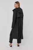 Куртка Rains 18360 Longer Jacket колір чорний перехідна 18360.01-Black