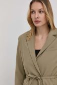 Піджак Samsoe Samsoe колір зелений однобортний однотонна (2156417) Піджак Samsoe Samsoe колір зелений однобортний однотонна (2156417)