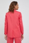 Піджак Drykorn колір рожевий однобортний однотонний Піджак Drykorn колір рожевий однобортний однотонний