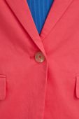 Піджак Drykorn колір рожевий однобортний однотонний Піджак Drykorn колір рожевий однобортний однотонний