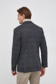 Піджак з домішкою вовни Boss чоловічий колір сірий Піджак з домішкою вовни Boss чоловічий колір сірий