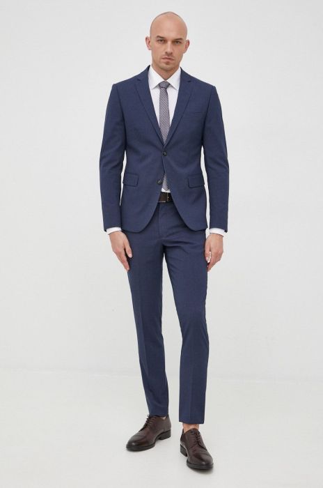 Костюм Lindbergh чоловіча колір синій однотонна (2359926) Костюм Lindbergh чоловіча колір синій однотонна (2359926)