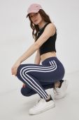 Легінси adidas Originals HD2347 жіночі колір синій гладкі