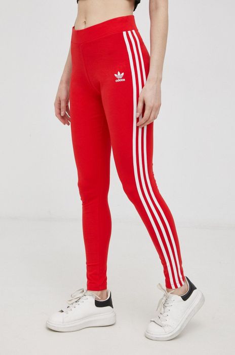 Легінси adidas Originals HD2348 жіночі колір червоний гладкі HD2348-VIVRED Легінси adidas Originals HD2348 жіночі колір червоний гладкі HD2348-VIVRED