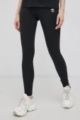 Легінси adidas Originals Adicolor HD2352 жіноче колір чорний гладке HD2352-BLACK Легінси adidas Originals Adicolor HD2352 жіноче колір чорний гладке HD2352-BLACK