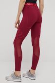 Легінси для тренувань adidas Performance Tech Fit 3 Bar HD1986 жіночі колір бордовий з принтом Легінси для тренувань adidas Performance Tech Fit 3 Bar HD1986 жіночі колір бордовий з принтом