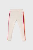 Дитячі легінси Guess колір рожевий гладке