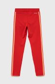 Дитячі легінси adidas Performance HE2016 колір червоний з аплікацією Дитячі легінси adidas Performance HE2016 колір червоний з аплікацією