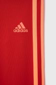 Дитячі легінси adidas Performance HE2016 колір червоний з аплікацією Дитячі легінси adidas Performance HE2016 колір червоний з аплікацією