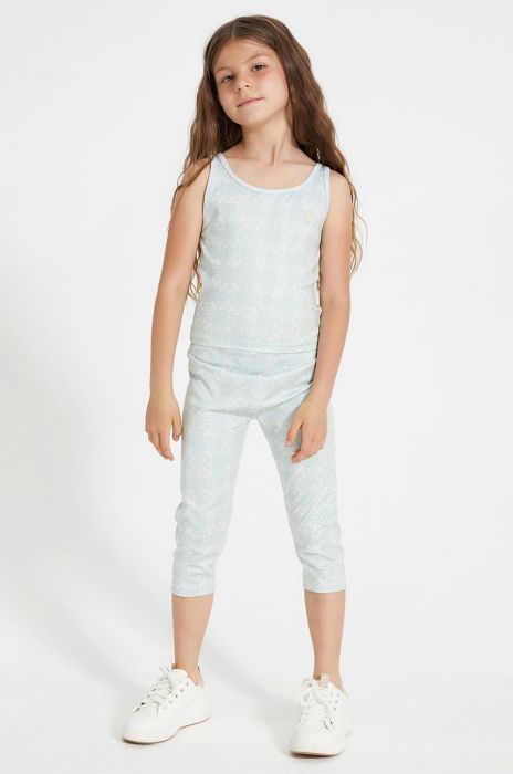 Дитячі легінси Guess колір бірюзовий візерунок (2063073) Дитячі легінси Guess колір бірюзовий візерунок (2063073)