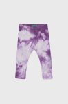 Дитячі легінси United Colors of Benetton колір фіолетовий візерунок (2027646) Дитячі легінси United Colors of Benetton колір фіолетовий візерунок (2027646)