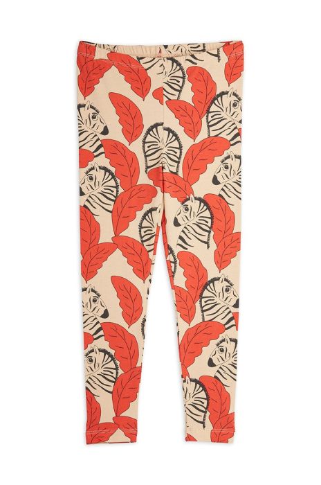 Дитячі легінси Mini Rodini колір червоний візерунок Дитячі легінси Mini Rodini колір червоний візерунок