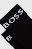 Шкарпетки BOSS (2-pack) чоловічі колір чорний (2739762) Шкарпетки BOSS (2-pack) чоловічі колір чорний (2739762)