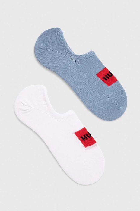 Шкарпетки HUGO 2-pack чоловічі колір сірий (3080628) Шкарпетки HUGO 2-pack чоловічі колір сірий (3080628)