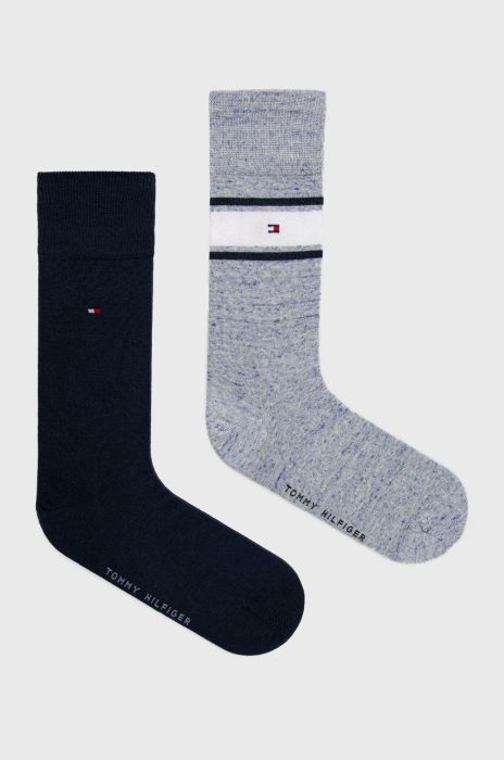 Шкарпетки Tommy Hilfiger (2-pack) чоловічі колір синій (2097086) Шкарпетки Tommy Hilfiger (2-pack) чоловічі колір синій (2097086)