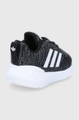 Дитячі черевики adidas Originals Swift Run 22 GW8184 колір чорний