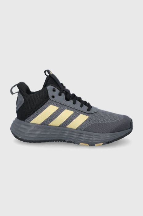 Дитячі черевики adidas GZ3381 колір сірий Дитячі черевики adidas GZ3381 колір сірий