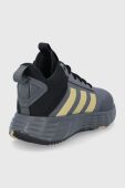 Дитячі черевики adidas GZ3381 колір сірий Дитячі черевики adidas GZ3381 колір сірий