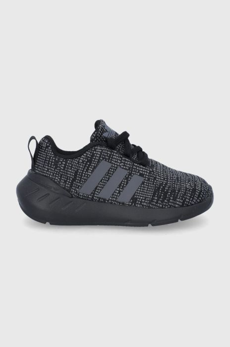 Дитячі черевики adidas Originals Swift Run GY3008 колір чорний Дитячі черевики adidas Originals Swift Run GY3008 колір чорний