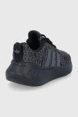 Дитячі черевики adidas Originals Swift Run GY3008 колір чорний Дитячі черевики adidas Originals Swift Run GY3008 колір чорний