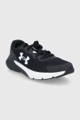 Дитячі черевики Under Armour 3024981 колір чорний Дитячі черевики Under Armour 3024981 колір чорний