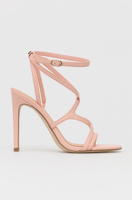 Шкіряні сандалі Guess Fennela колір помаранчевий Шкіряні сандалі Guess Fennela колір помаранчевий