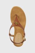 Сандалі Lauren Ralph Lauren Jeannie жіночі колір коричневий на танкетці 802784574008 Сандалі Lauren Ralph Lauren Jeannie жіночі колір коричневий на танкетці 802784574008