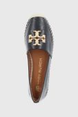 Шкіряні еспадрилі Tory Burch Eleanor Espadrille колір чорний Шкіряні еспадрилі Tory Burch Eleanor Espadrille колір чорний