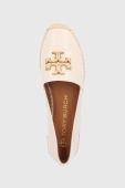 Шкіряні еспадрилі Tory Burch Eleanor Espadrille колір бежевий Шкіряні еспадрилі Tory Burch Eleanor Espadrille колір бежевий