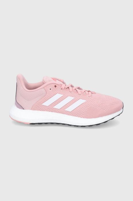 Черевики adidas Performance Pureboost GZ3960 колір рожевий Черевики adidas Performance Pureboost GZ3960 колір рожевий