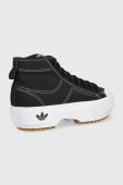 Кеди adidas Originals Nizza жіночі колір чорний GZ8857-BLK/WHT Кеди adidas Originals Nizza жіночі колір чорний GZ8857-BLK/WHT